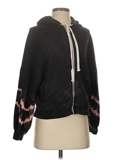 Pre-owned Electric & Rose Zip Up Hoodie In Black