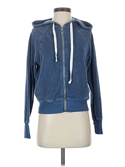 Pre-owned Electric & Rose Zip Up Hoodie In Blue