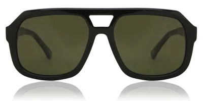 Electric Augusta Polarized Ee20201642 Men's Sunglasses Black Size Standard In Green
