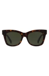 Electric Capri 52mm Polarized Cat Eye Sunglasses In Tortoise/grey Polar
