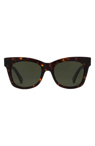 Electric Capri 52mm Polarized Cat Eye Sunglasses In Tortoise/grey Polar
