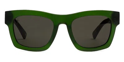 Electric Crasher 49 Polarized Ee19775042 Blue-light Block Women's Sunglasses Green Size Standard