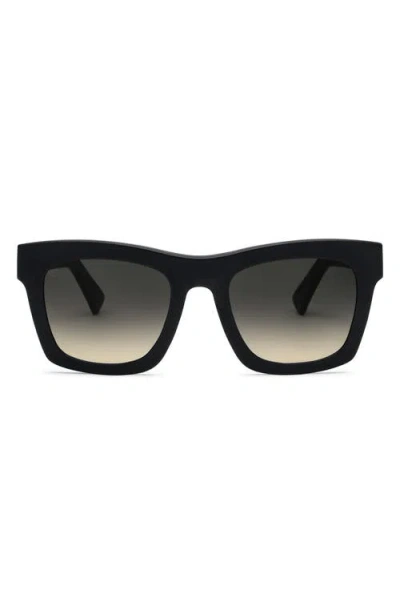 Electric 'crasher' 53mm Retro Sunglasses In Matte Black/black