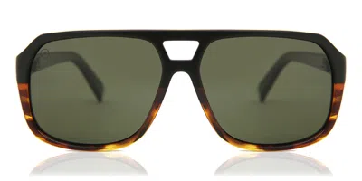 Electric Dude Polarized Ee16762342 Men's Sunglasses Tortoiseshell Size 60 In Brown