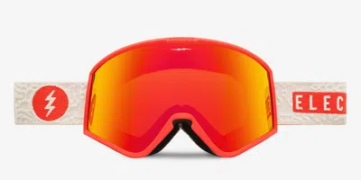 Electric Ek1 Goggle Eg2524512 Occhiali Da Sole Rossi Per Uomo