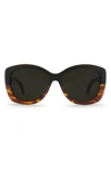Electric Gaviota Polarized Square Sunglasses In Darkside Tort/grey Polar