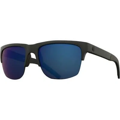 Pre-owned Electric Knoxville Pro Polarized Sunglasses Matte Black/ohm Polar Blue, One Size