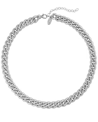 Electric Picks 14k Plated Harden Necklace In Silver