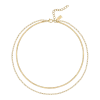 Electric Picks 2 Chains Double Necklace