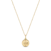 Electric Picks Beyond The Stars Zodiac Necklace In Gold