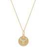 Electric Picks Beyond The Stars Zodiac Necklace In Gold