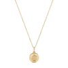 Electric Picks Beyond The Stars Zodiac Necklace In Gold
