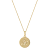 Electric Picks Beyond The Stars Zodiac Necklace In Gold