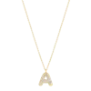 Electric Picks Bubble Letter Necklace In Gold - A