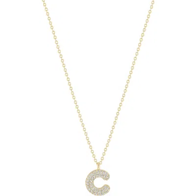 Electric Picks Bubble Letter Necklace In Gold - C