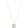 Electric Picks Bubble Letter Necklace In Gold - D