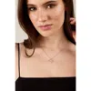 Electric Picks Bubble Letter Necklace In Gold - H