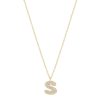 Electric Picks Bubble Letter Necklace In Gold - S