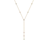 Electric Picks Castles Lariat Necklace In Gold