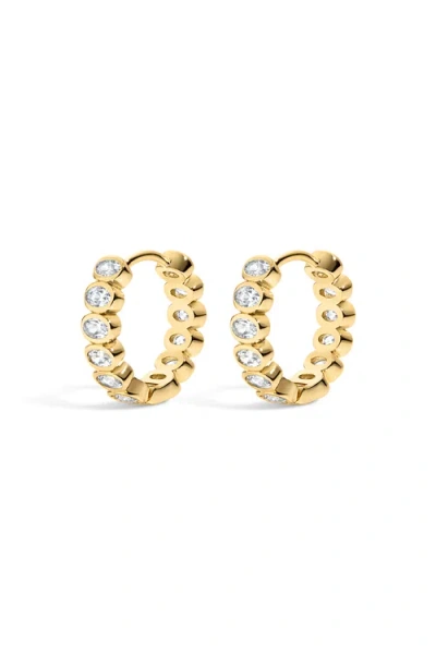 Electric Picks Champagne Hoops In White