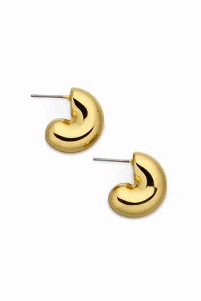 Electric Picks Cloud Earrings In Gold