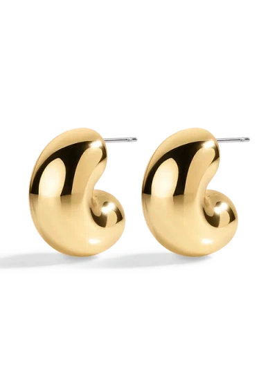 Electric Picks Cloud Hoops In Gold