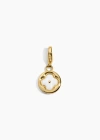 Electric Picks Clover Charm In Gold