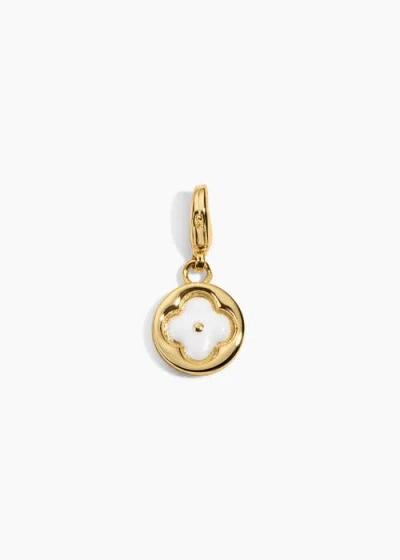 Electric Picks Clover Charm In Gold