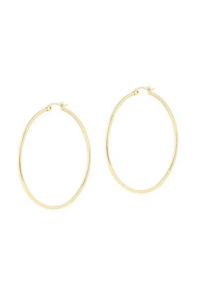 Electric Picks Comet Xl Hoops In Gold In Black