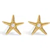 Electric Picks Current Studs In Gold