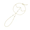 Electric Picks Dancing Queen Hand Chain In Gold