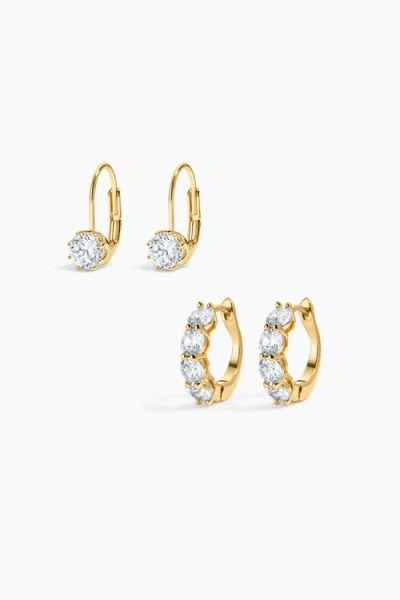 Electric Picks Daphne Earring Set Of 2 In Pattern