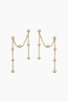 Electric Picks Dewy Double Earrings In Gold