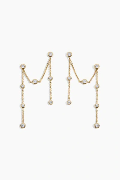 Electric Picks Dewy Double Earrings In Gold