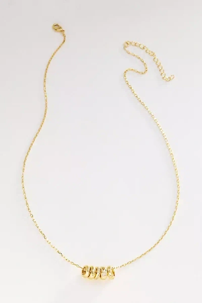 Electric Picks Electic Pick Oak Charm Necklace In Gold