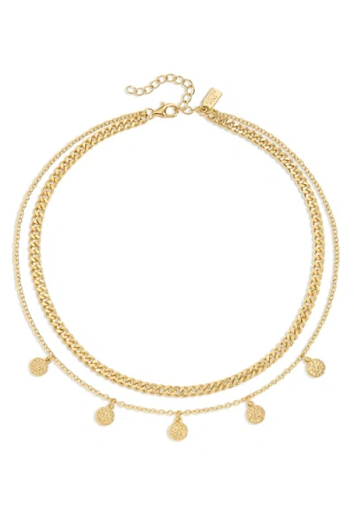 Electric Picks Golden Empire Necklace In Purple