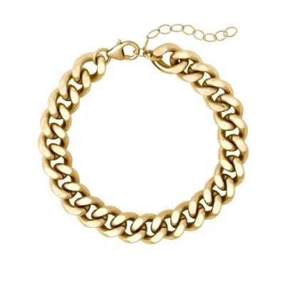 Electric Picks Harden Chunky Bracelet In Gold