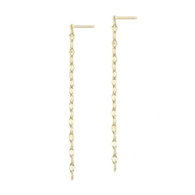 Electric Picks Harley Earrings In Gold