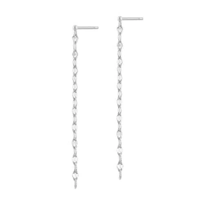 Electric Picks Harley Earrings In Silver