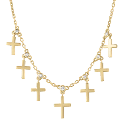 Electric Picks Heaven Sent Cross Necklace