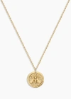 Electric Picks Honey Bee Coin Necklace In Gold