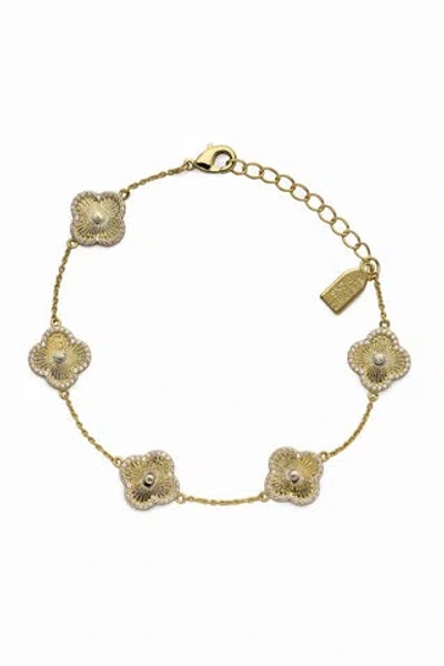 Electric Picks Icon Bracelet In Gold
