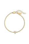 Electric Picks Initial Bracelet In Gold