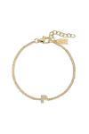 Electric Picks Initial Bracelet In Gold