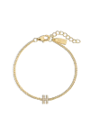 Electric Picks Initial Bracelet In Gold