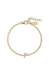 Electric Picks Initial Bracelet In Gold