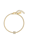 Electric Picks Initial Bracelet In Gold
