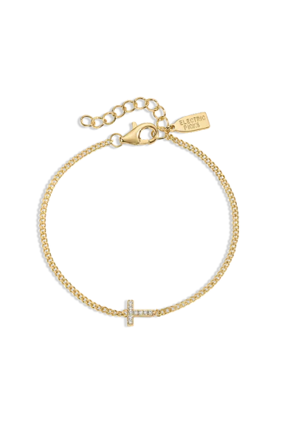 Electric Picks Initial Bracelet In Gold