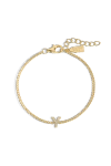 Electric Picks Initial Bracelet In Gold