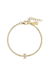 Electric Picks Initial Bracelet In Gold